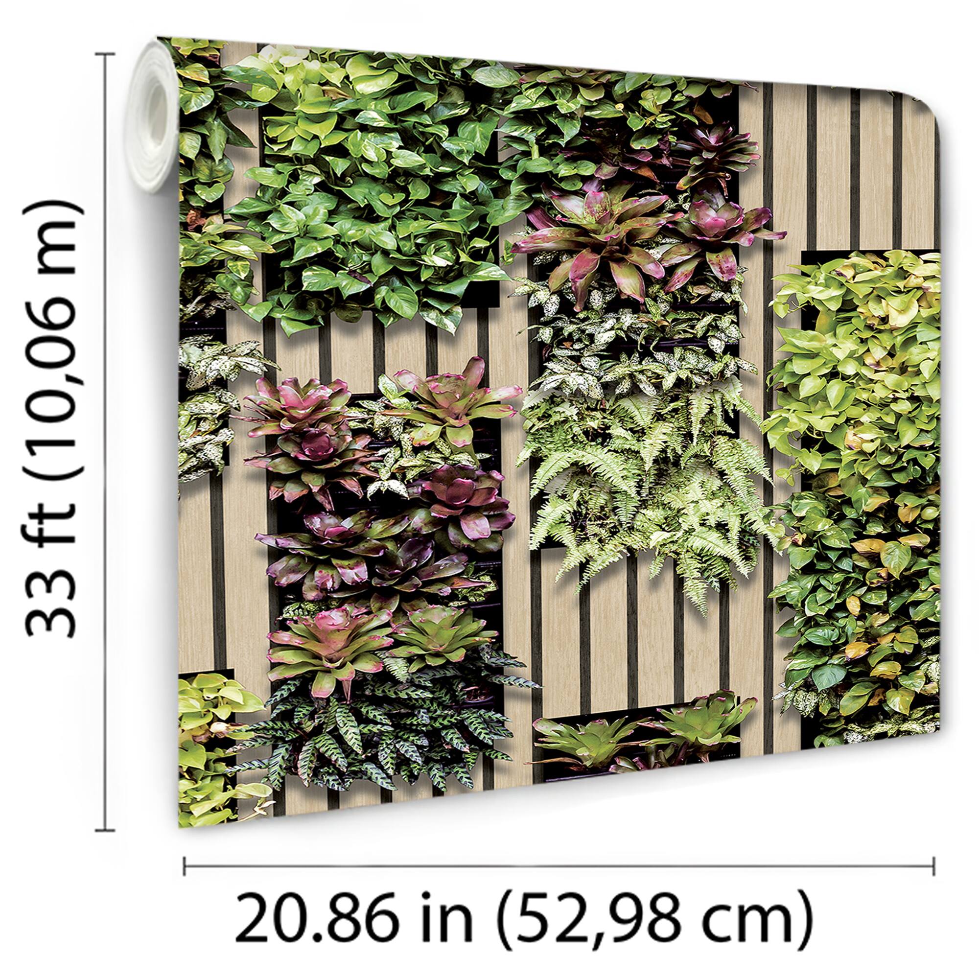 Designs Direct Photoreal Vertical Garden Wallpaper